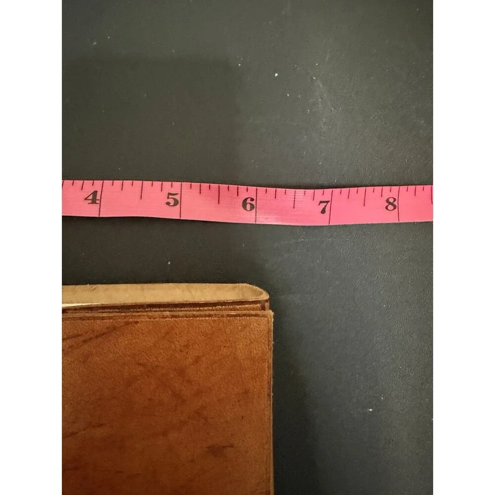 Horse Emblem Genuine Leather Journal Diary Parchment Paper Notebook Brown 8
